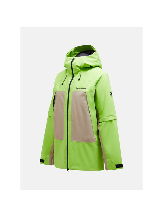 Kurtka na narty męska Peak Performance M Edge Insulated Jacket zielony - narciarska - Adventure Sports
