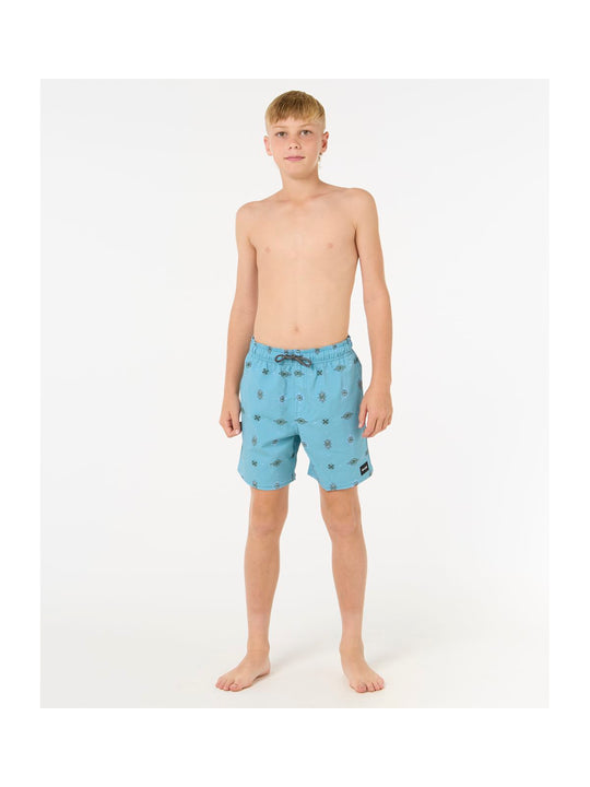 Szorty kąpielowe chłopięce RIP CURL Fun Times Volley-Boy niebieskie

