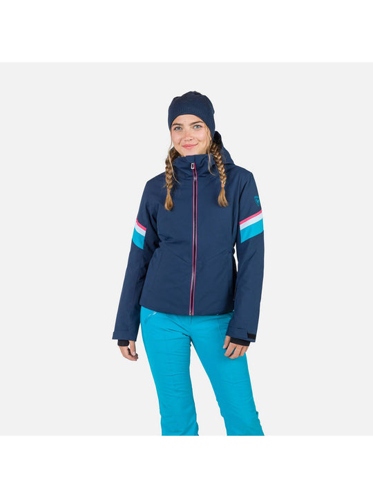Kurtka narciarska damska Rossignol W Strawpile Jkt granatowy - Adventure Sports

