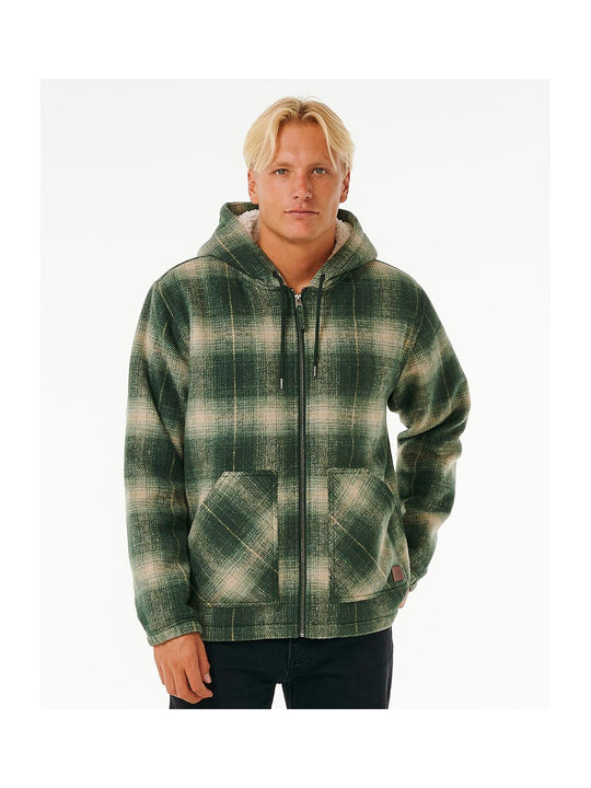 Kurtka RIP CURL Classic Surf Check Jacket zielony - M - Adventure Sports

