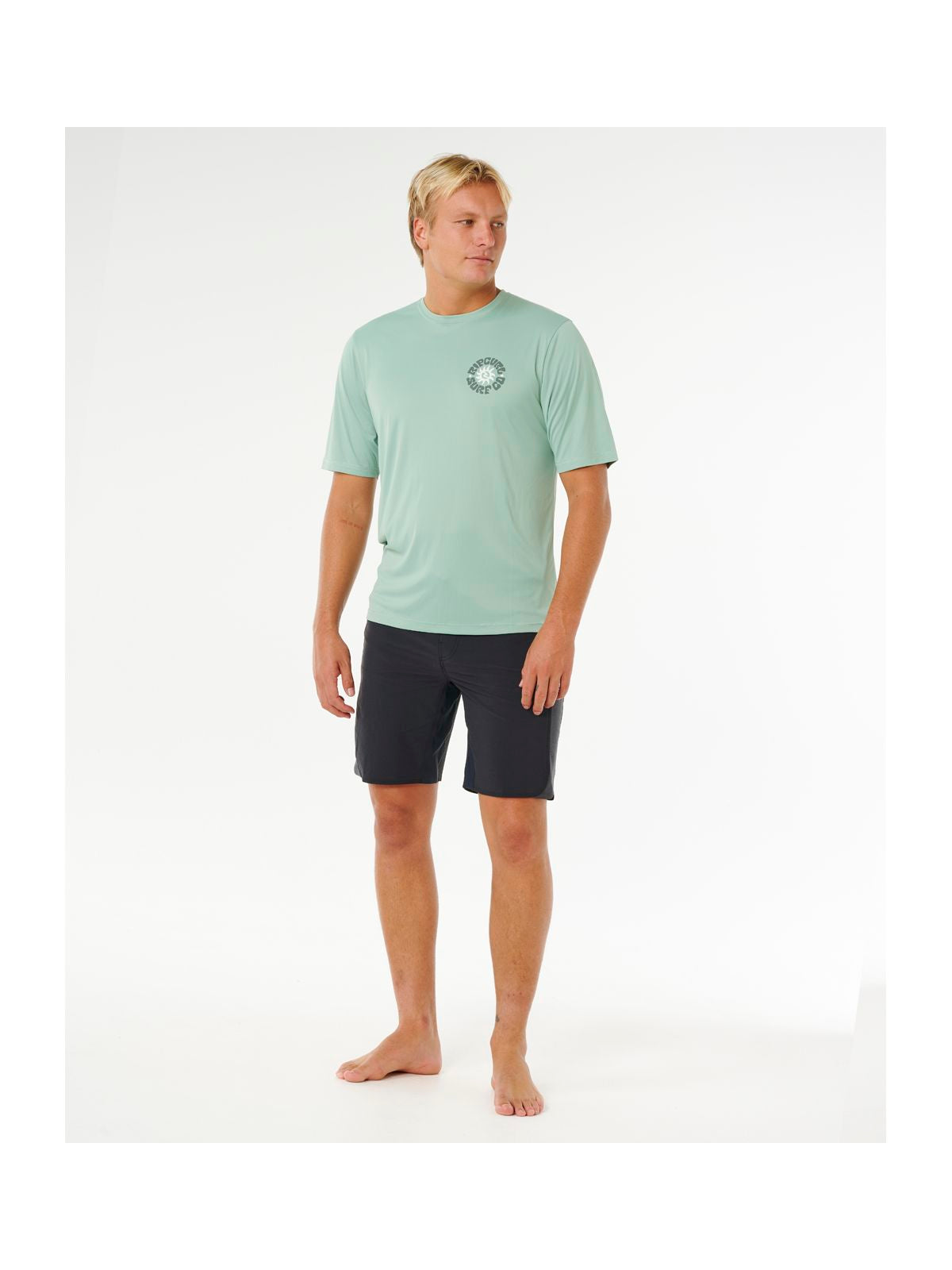 Lycra męska RIP CURL Pacific Rinse Surflite Upf S/S zielona