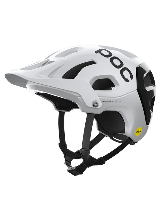 Kask rowerowy POC TECTAL RACE MIPS - biało czarny - Adventure Sports
