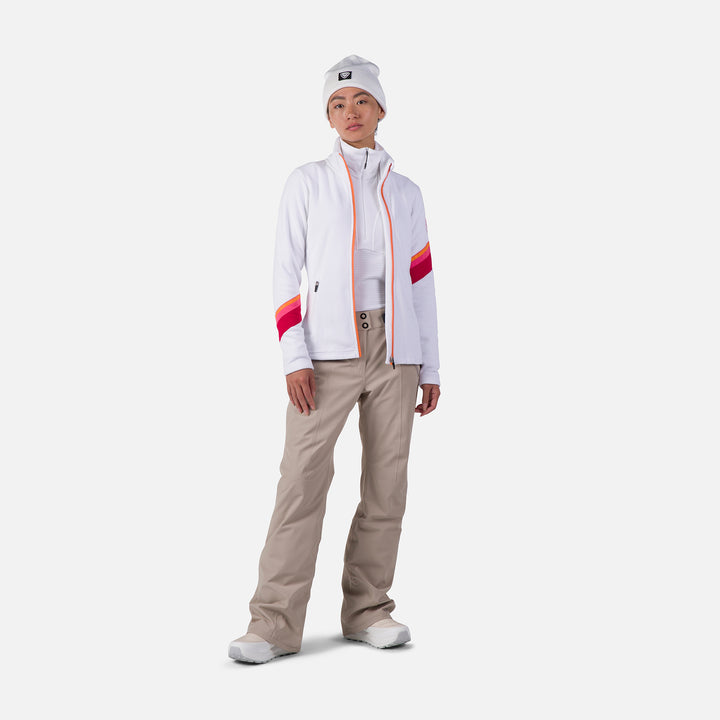 Bluza Rossignol W Blackside Fleece Hz biały - Adventure Sports
