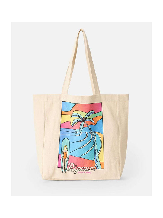 Torebka damska RIP CURL Custom Desto 20L Tote beżowa
