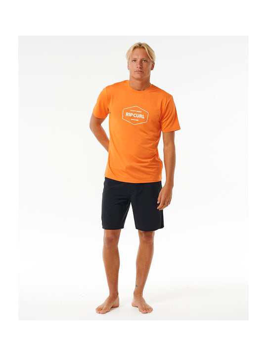 Lycra RIP CURL Stapler Upf S/S czerwony - Adventure Sports
