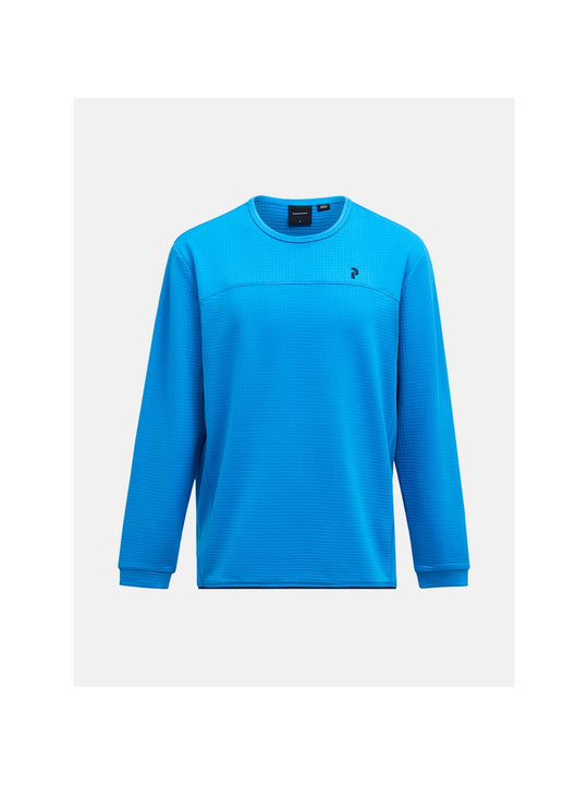 Bluza PEAK PERFORMANCE Trail Polartec® Power Grid™ Crew Men niebieski - Adventure Sports
