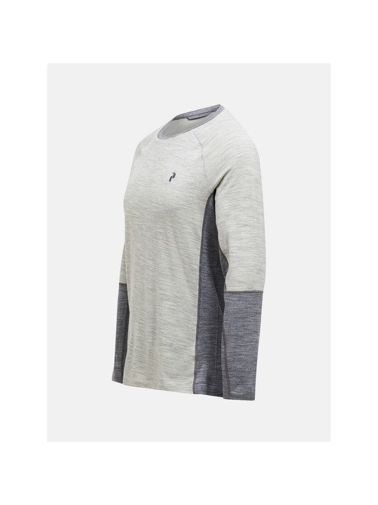 Koszulka termiczna męska PEAK PERFORMANCE Magic Crew Wool-blend Baselayer Men szara
