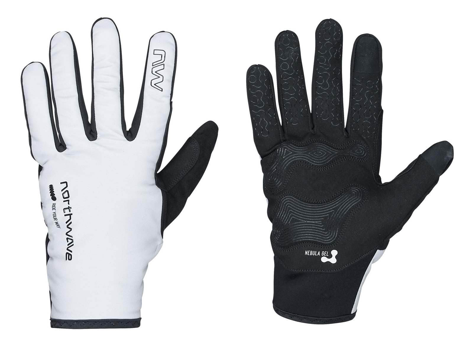 Rękawice rowerowe NORTHWAVE Fast Pro Gel Winter Glove - Light Grey