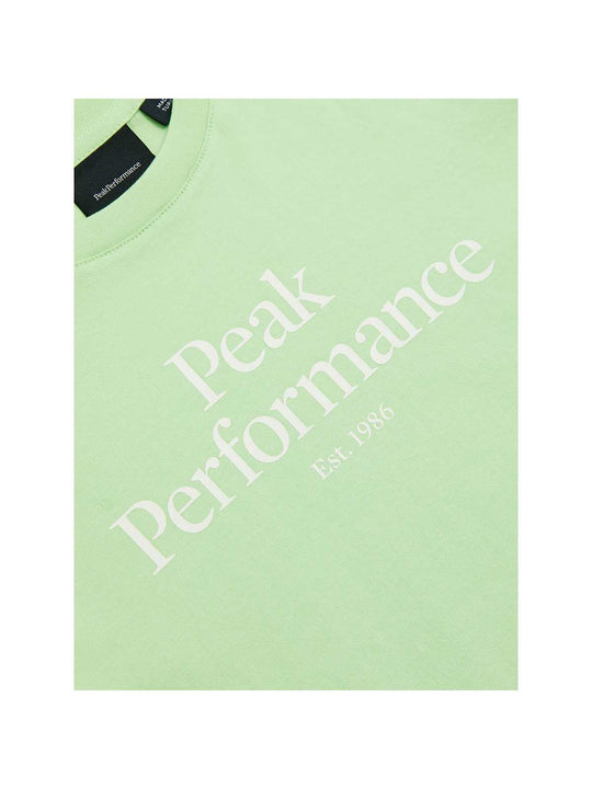 Koszulka PEAK PERFORMANCE Original T-Shirt Junior zielony - Adventure Sports
