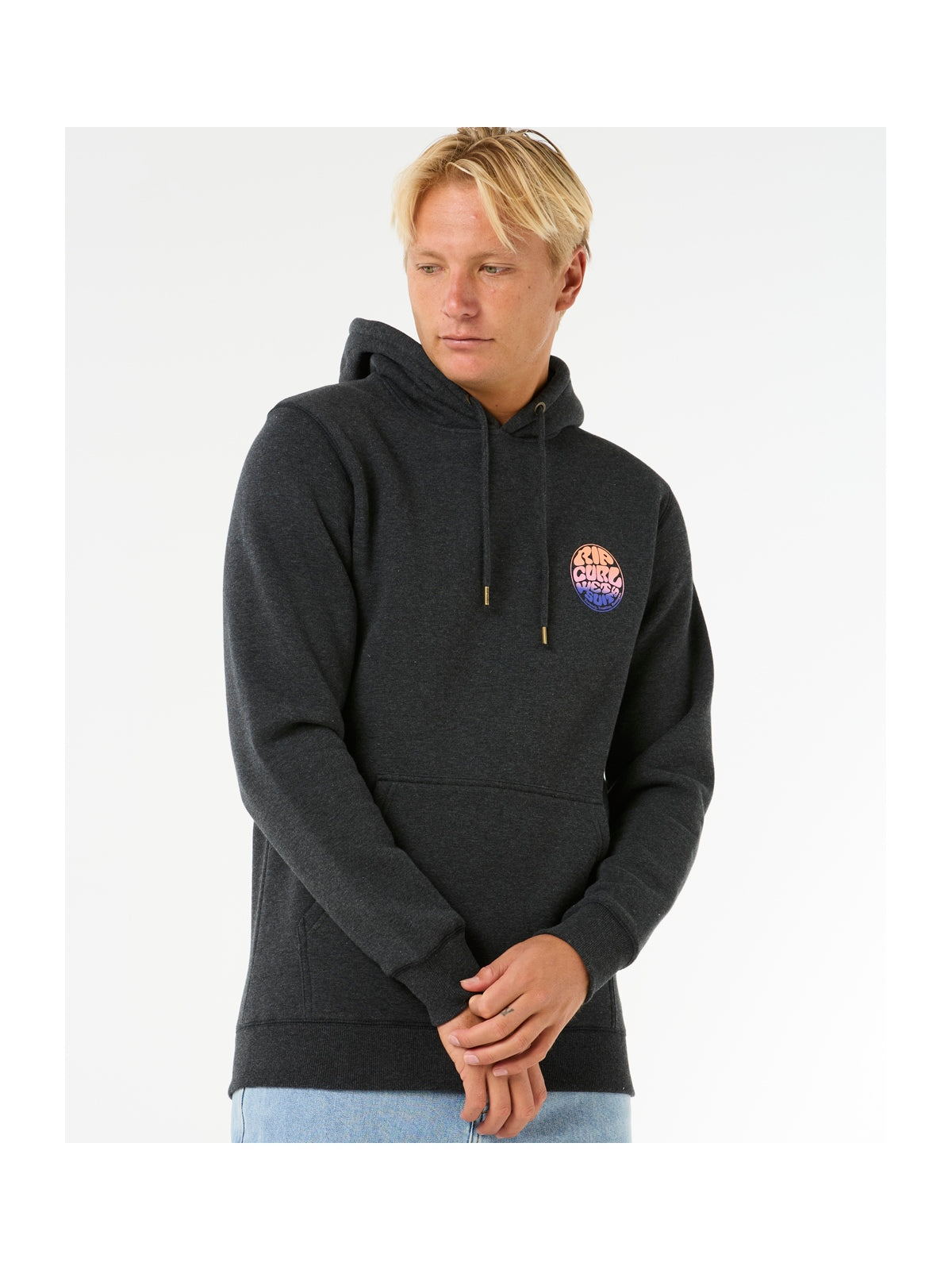 Bluza męska z kapturem RIP CURL Wetsuit Icon Hood czarna