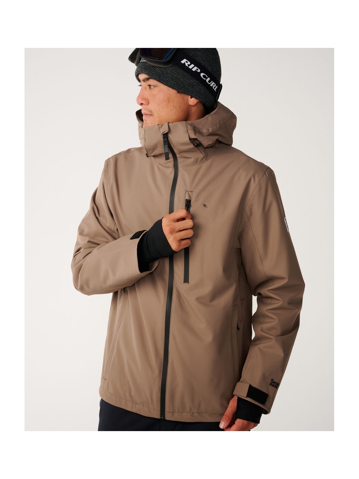 Kurtka męska RIP CURL S-Series 10K10K Shell Jkt brązowa