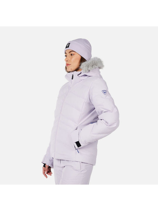 Kurtka narciarska damska ROSSIGNOL W STACI INSULATED JKT szara
