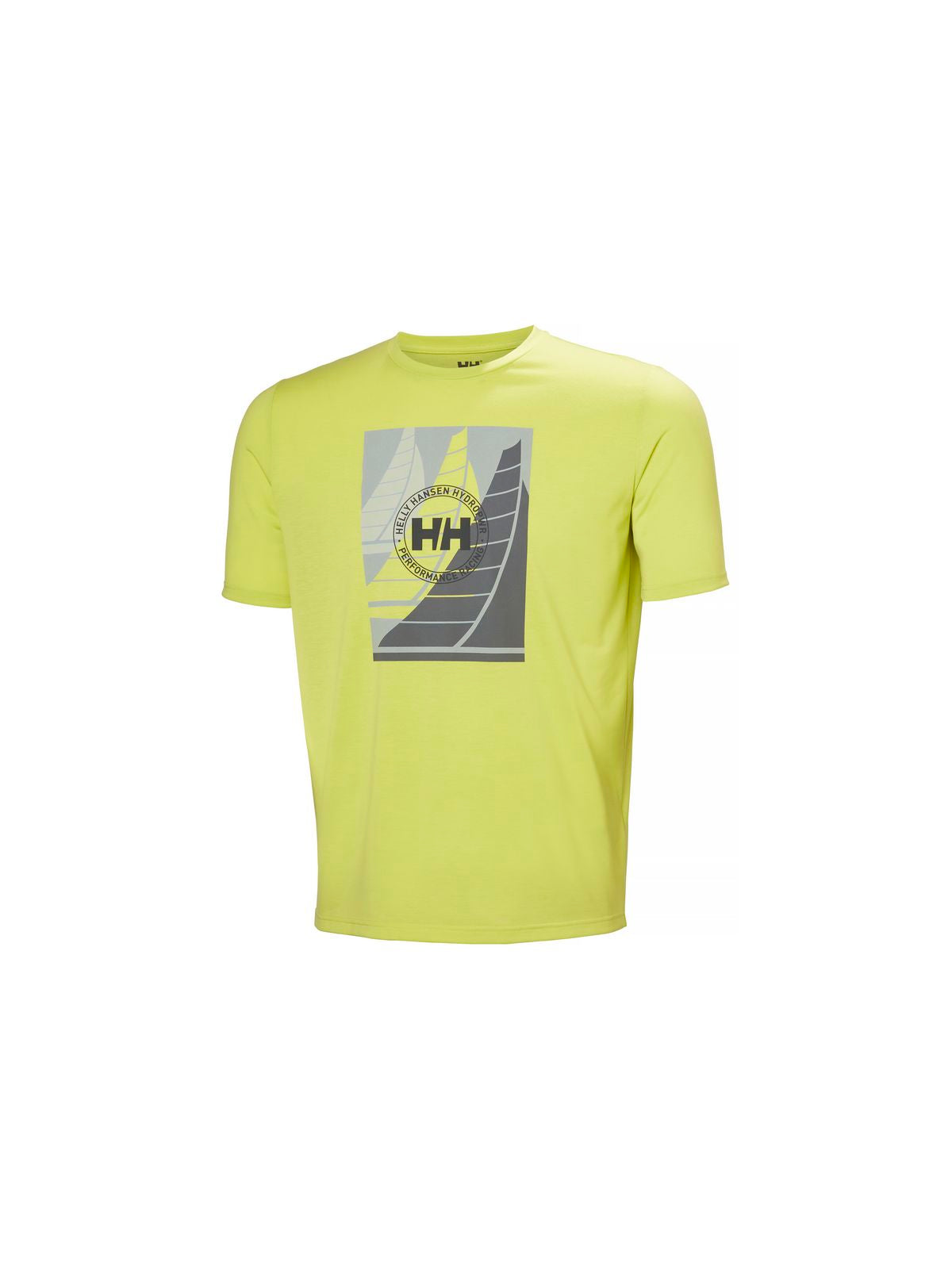 Koszulka HELLY HANSEN HP RACE GRAPHIC T-SH żółty - Adventure Sports