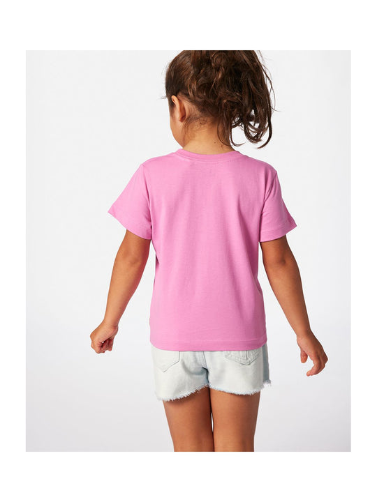 Koszulka RIP CURL Rainbow Logo/Desto Tee-Girl różowy
