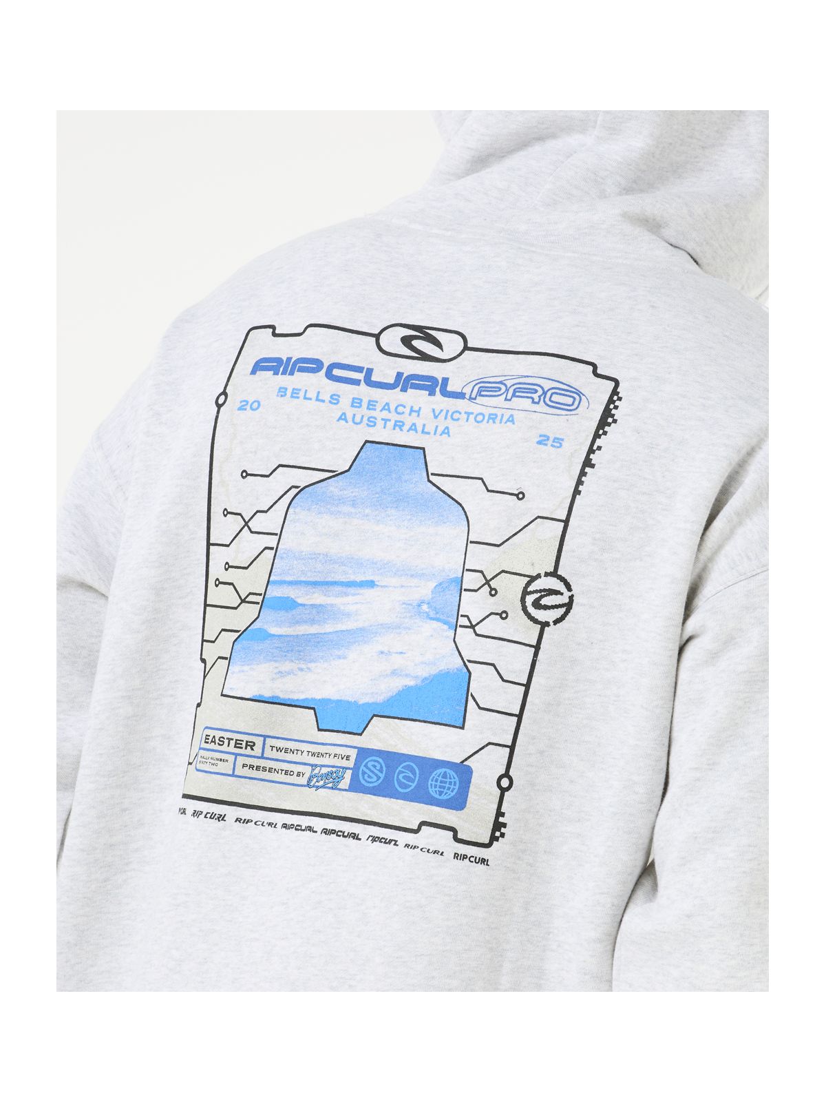 Bluza RIP CURL Rip Curl Pro 25 Event Hood szary