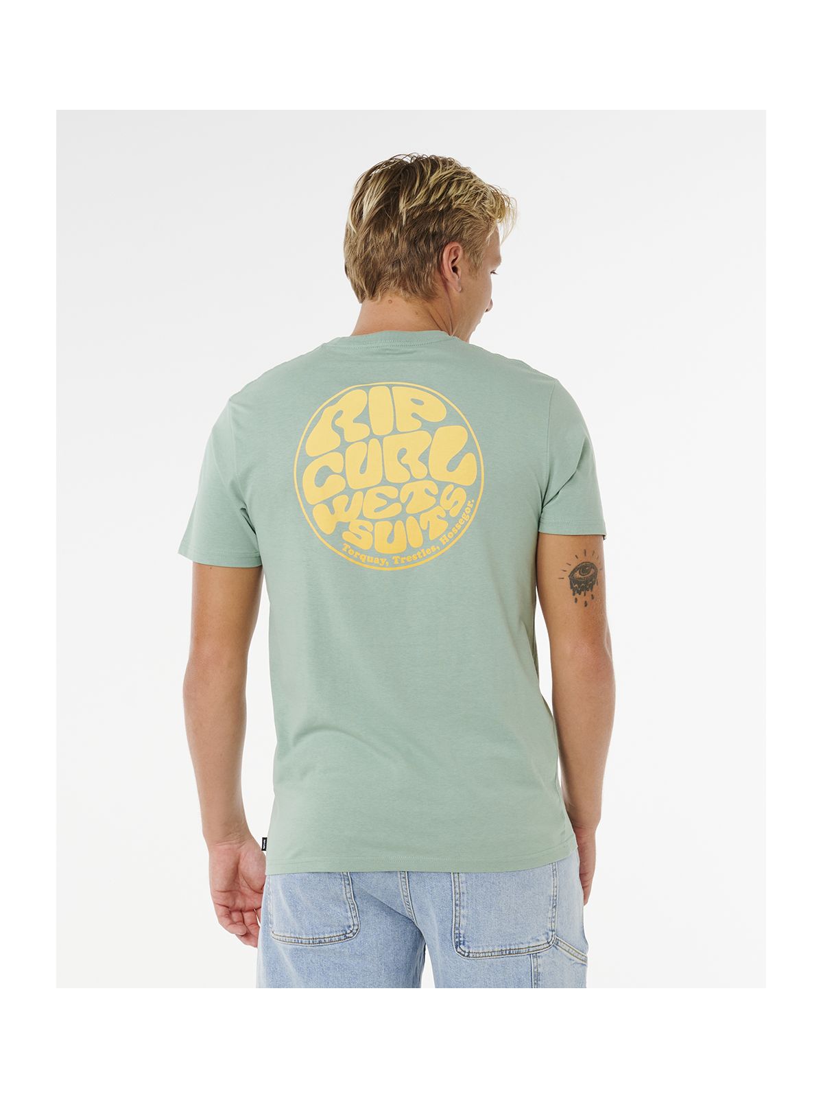 Koszulka męska RIP CURL Wettie Passage Icon Tee zielona
