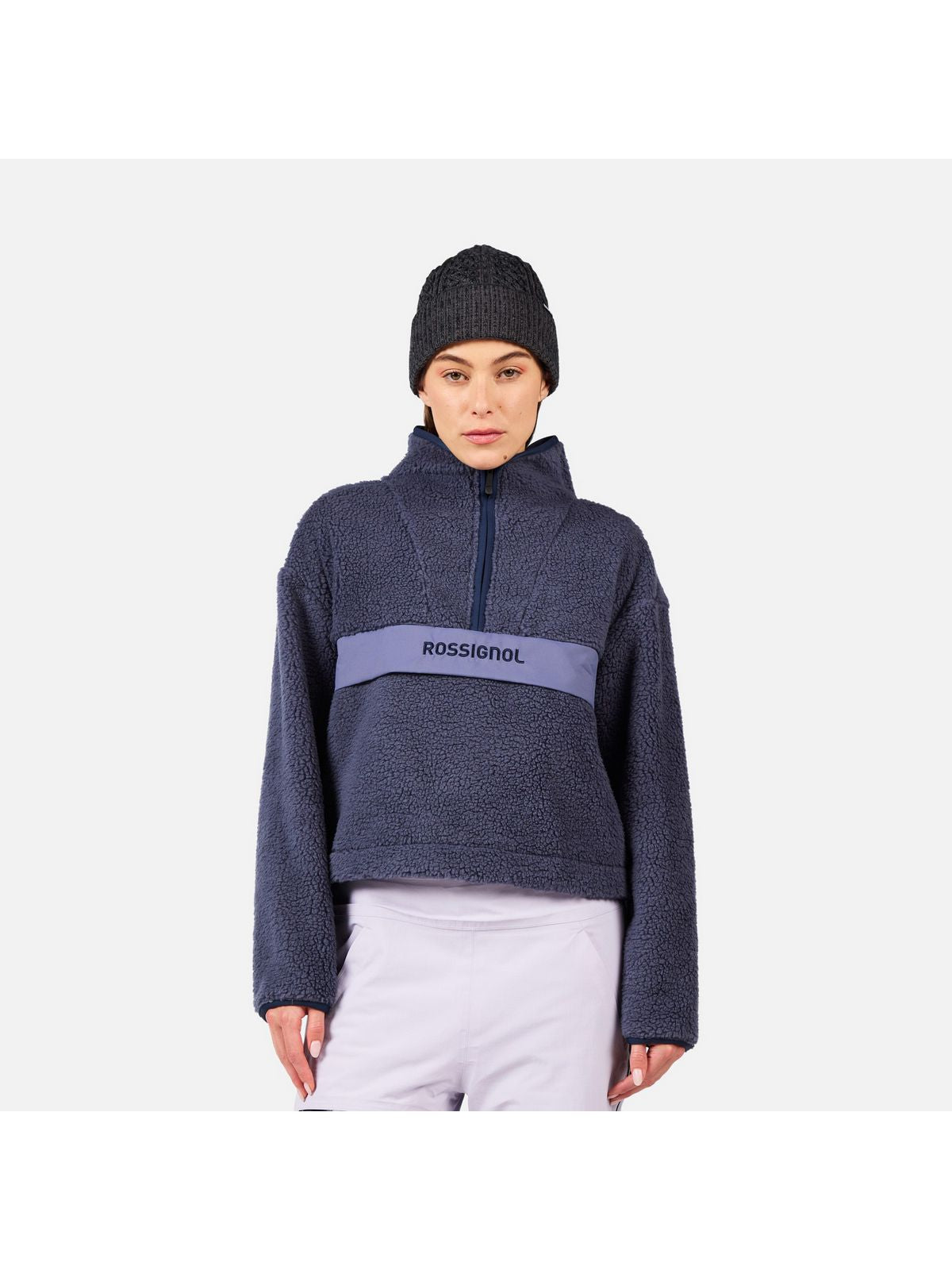 Bluza damska ROSSIGNOL W ALLTRACK HZ FLEECE niebieska