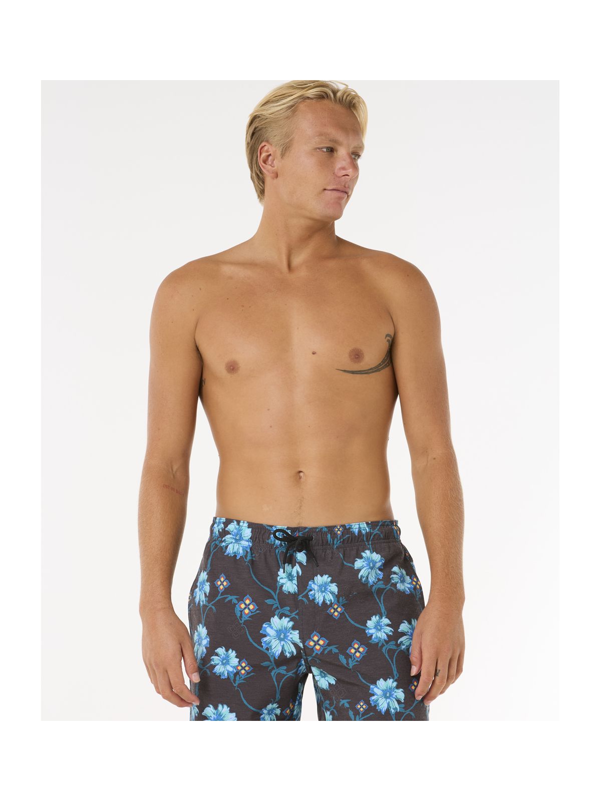Szorty kąpielowe męskie RIP CURL Surf Revival Floral Volley czarne