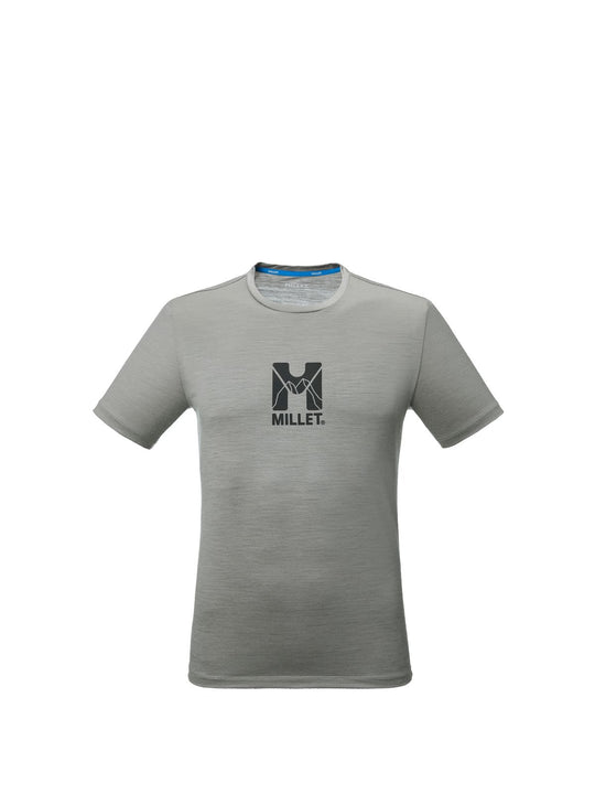 Koszulka męska MILLET Ubic Wool Ts Ss M szara
