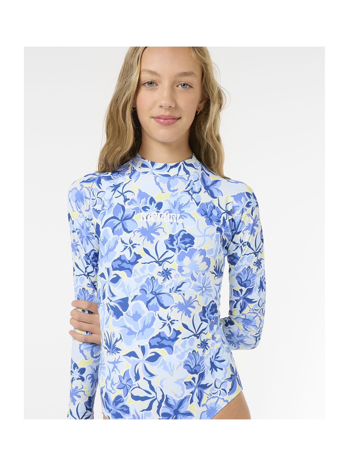 Lycra RIP CURL Island Bliss Surfsuit-Girl niebieski