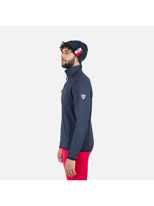 Bluza narciarska męska Rossignol Diretta Fleece Fz granatowa - Adventure Sports
