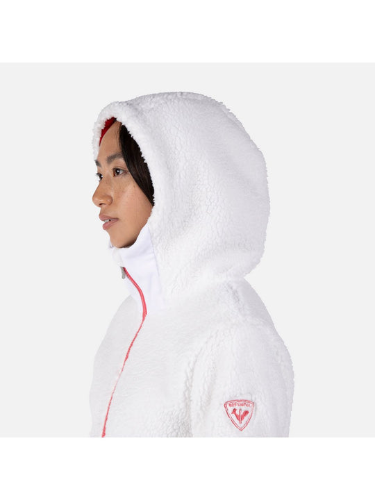 Bluza damska ROSSIGNOL W Wispile Fleece Fzh biały
