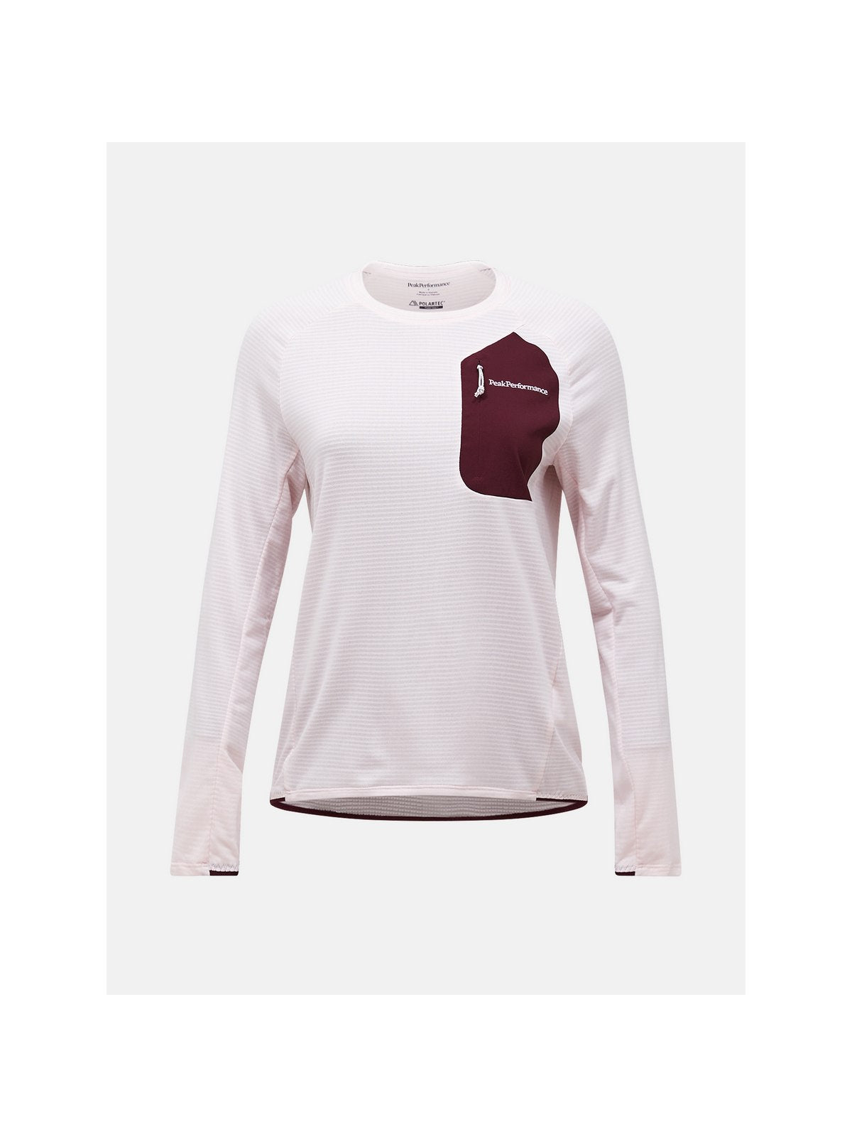 Bluza damska PEAK PERFORMANCE Freelight Polartec Power Grid Crew różowa