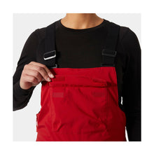 Spodnie narciarskie damskie HELLY HANSEN W LEGENDARY INSULATED BIB PANT czerwone
