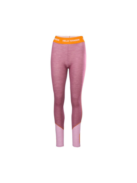 Bielizna termiczna damska HELLY HANSEN W LIFA MERINO MIDWEIGHT PANT fioletowa
