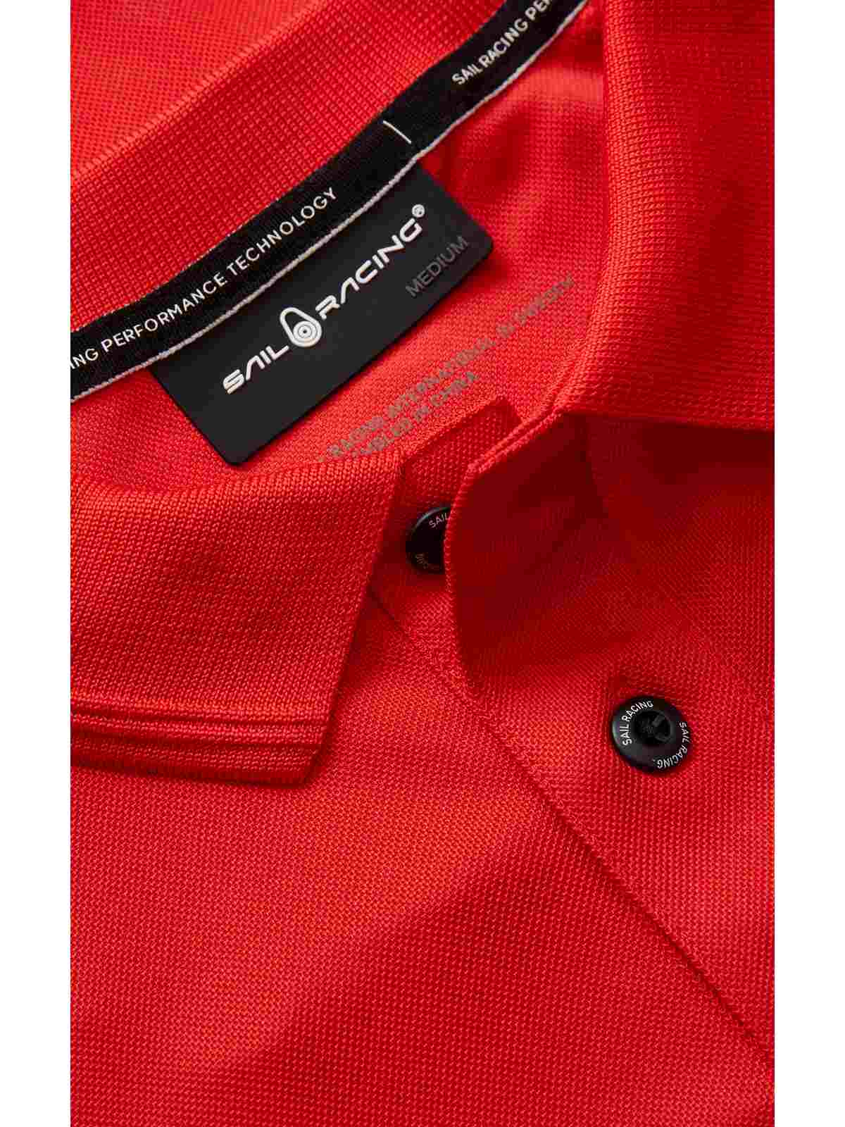 Koszulka SAIL RACING Spray Technical Polo Czerwony - Adventure Sports
