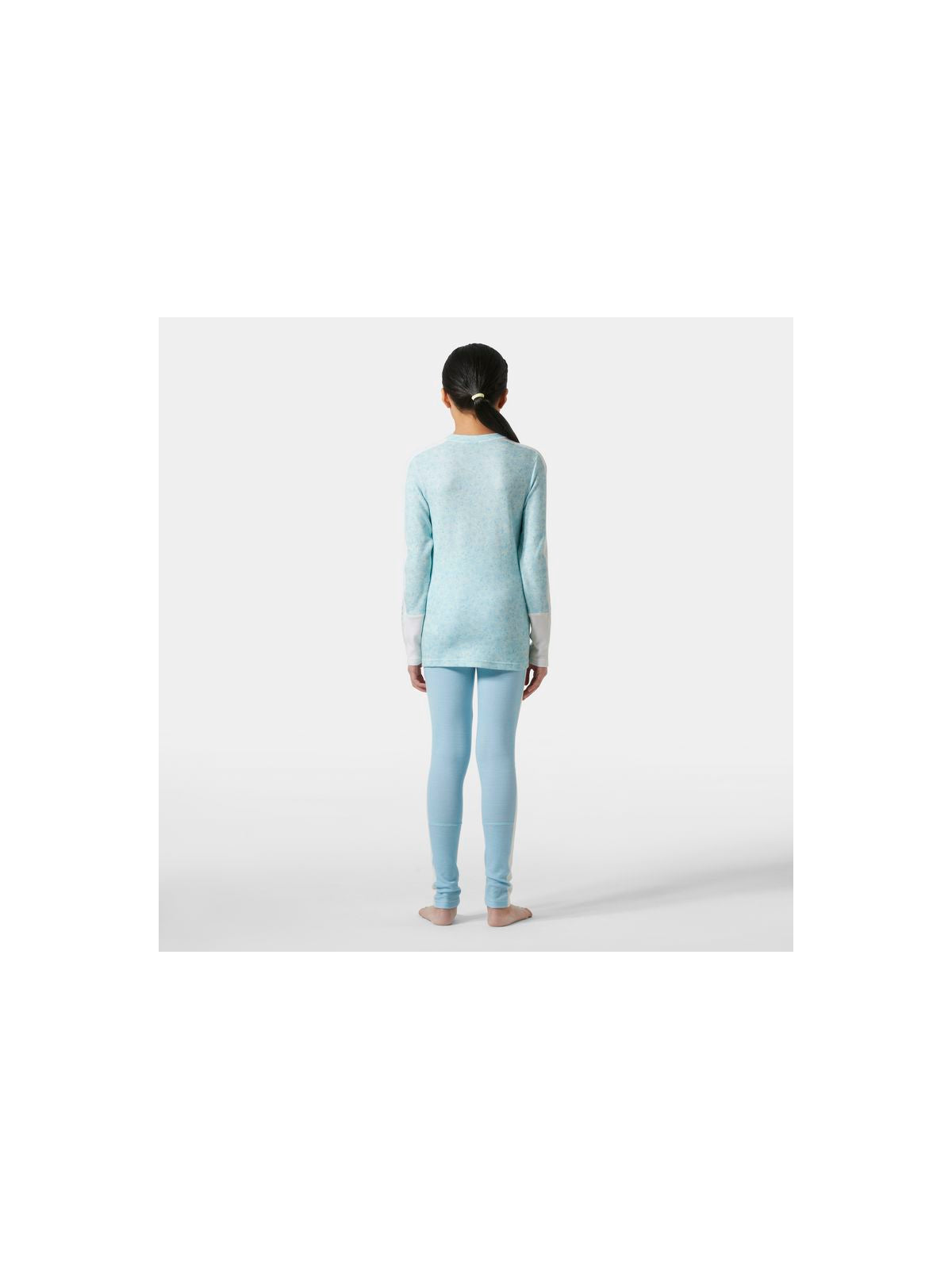 Bielizna dziecięca HELLY HANSEN Jr Graphic Lifa Merino Set kolor niebieski