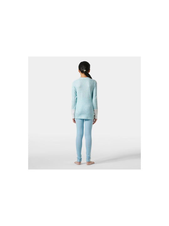 Bielizna dziecięca HELLY HANSEN Jr Graphic Lifa Merino Set kolor niebieski
