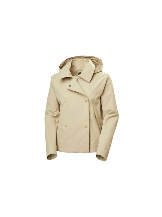 Kurtka damska HELLY HANSEN W Avenue Short Trench Beżowa
