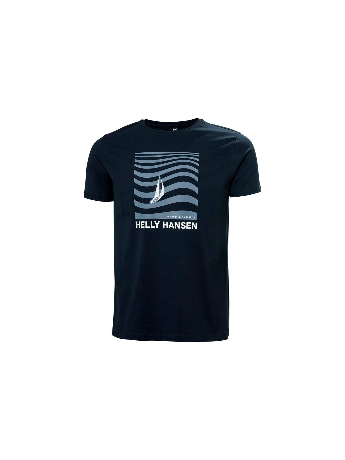 Koszulka HELLY HANSEN SHORELINE T-SHIRT 3. granatowy - Adventure Sports