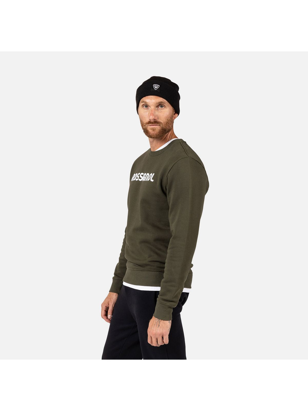 Bluza męska ROSSIGNOL PRARION CN SWEATSHIRT zielona