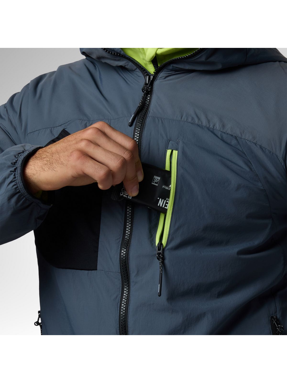 Bluza męska ROSSIGNOL M Venon Active Hoodie Jacket szara