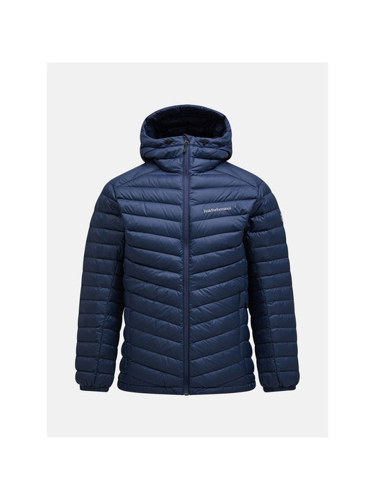 Kurtka męska puchowa Peak Performance M Frost Down Hood Jacket granatowy - narciarska - Adventure Sports
