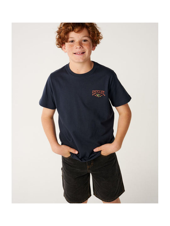 Koszulka juniorska RIP CURL Air Shred Tee-Boy granatowa
