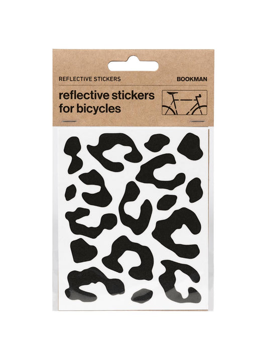 Naklejki odblaskowe BOOKMAN Reflective Leopard Print czarny
