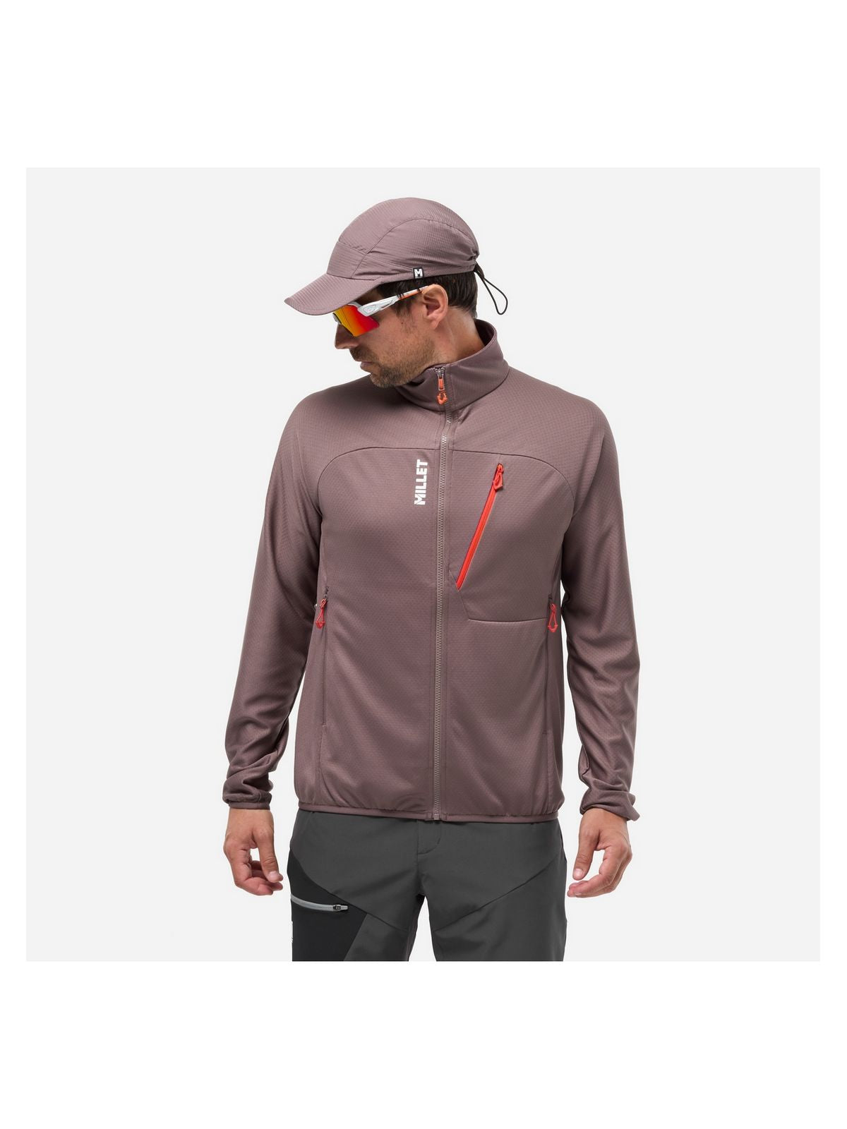 Bluza męska MILLET Lokka Jkt Iii M fioletowa śliwkowa