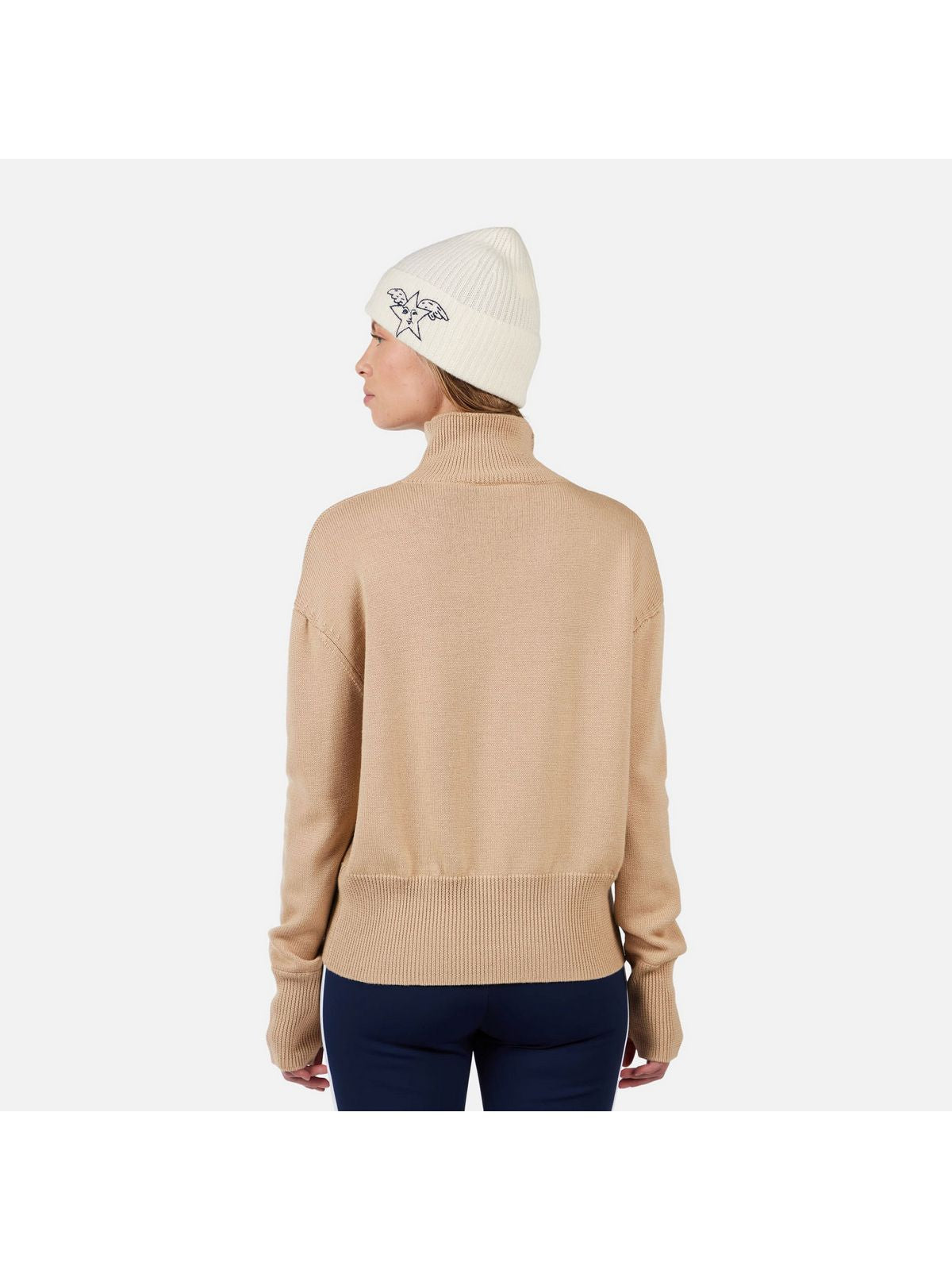 Sweter damski ROSSIGNOL W JCC LINA beżowy