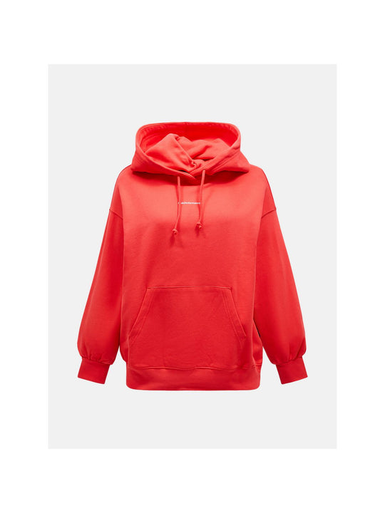 Bluza PEAK PERFORMANCE Original Terry Hood Women czerwony - Adventure Sports
