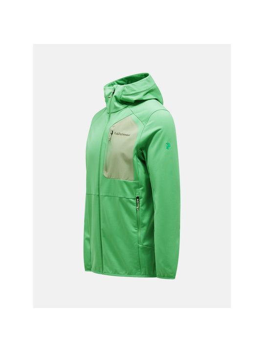 Bluza PEAK PERFORMANCE M Utility Light Zip Hood zielony - Adventure Sports

