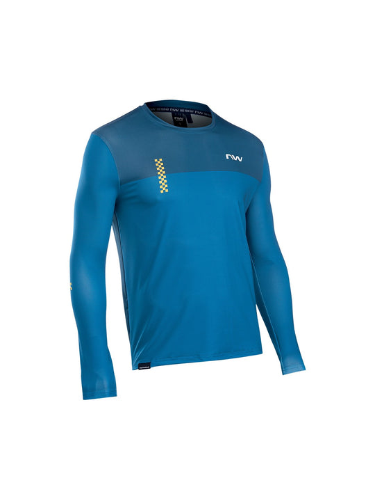 Koszulka rowerowa NORTHWAVE XTRAIL 2 Jersey LS - niebieski - Adventure Sports
