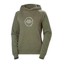 Bluza damska sportowa HELLY HANSEN W Core Graphic Hoodie zielony - Adventure Sports
