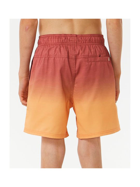 Boardshorty RIP CURL Fade Volley Boy czerwony - Adventure Sports

