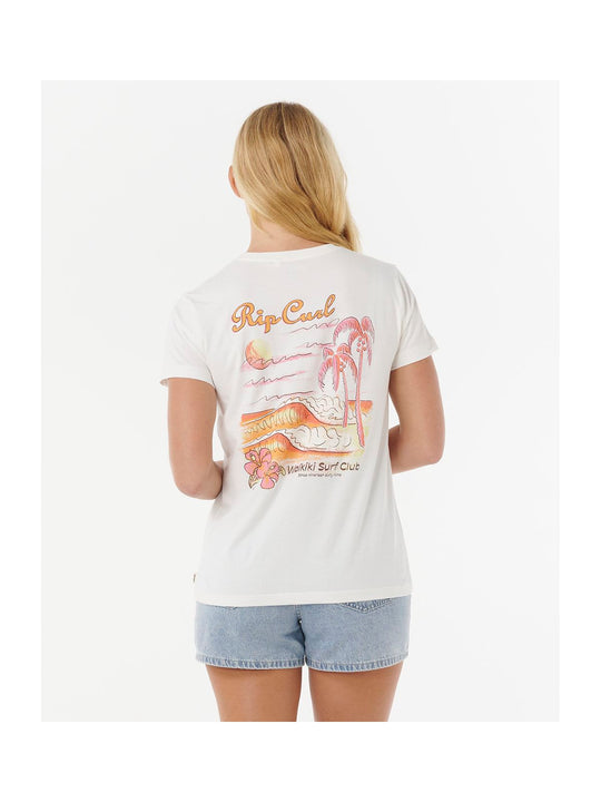 Koszulka RIP CURL WAIKIKI STANDARD TEE beżowa
