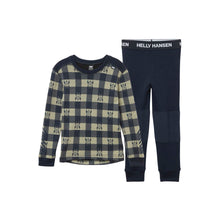 Bielizna dziecięca HELLY HANSEN K Graphic Lifa Merino Set kolor granatowy
