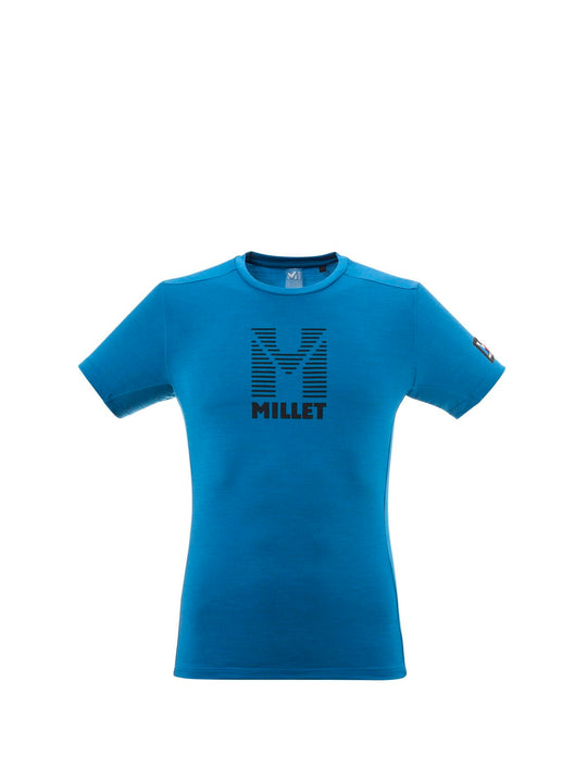 Koszulka MILLET M Trilogy Wool Stripes Ss niebieski - Adventure Sports

