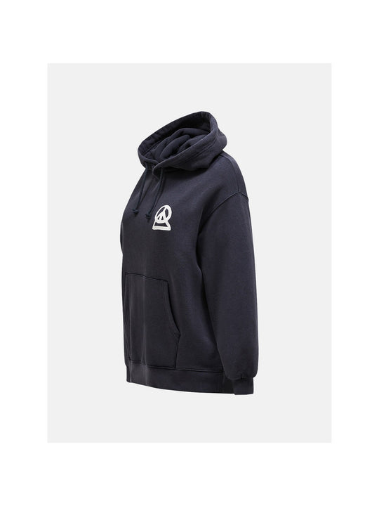 Bluza Peak Performance W Graphic Hood czarny - Adventure Sports
